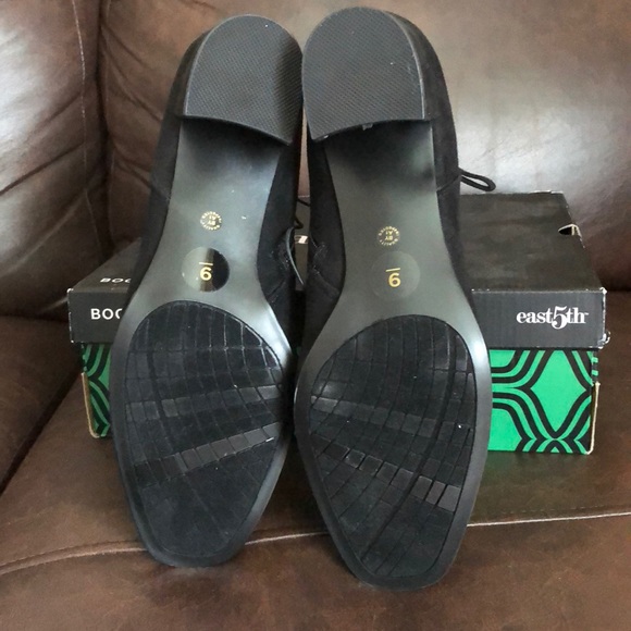 East 5th Elyse Womens Bootie Faux Suede Zipper - Picture 7 of 8